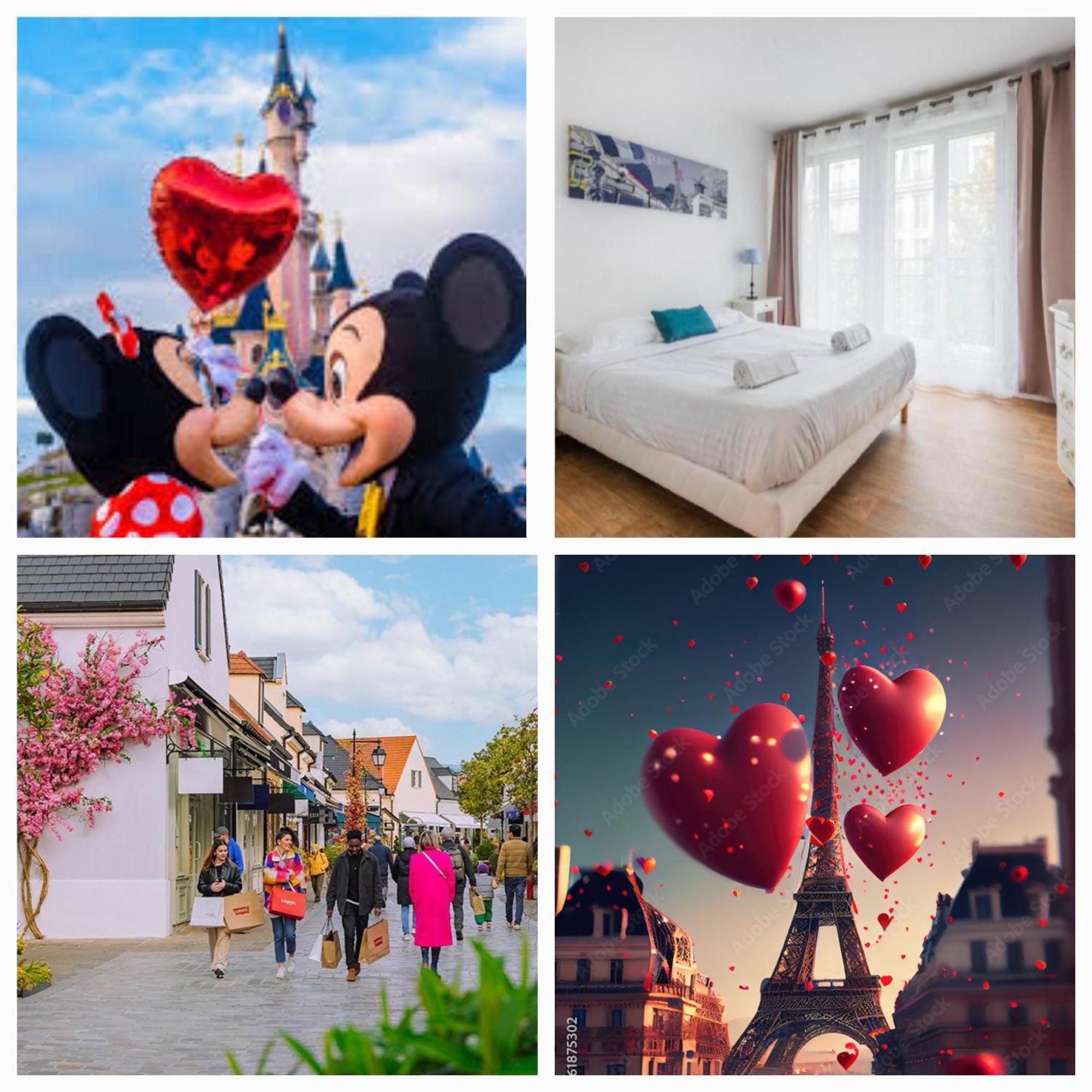 Disney, Very Spacious Comfortable 3 Bedrooms Family Apartment, 8 Pers, Wifi, Netflix Chessy  Esterno foto